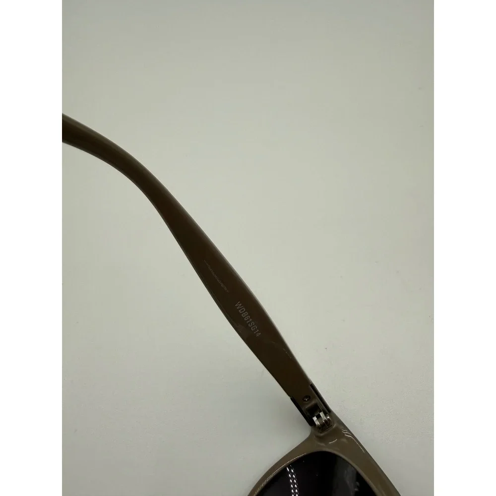 Dana Buchman Sunglasses Womens OS Olive Brown Excellent WDB61SG14 Cat Eye